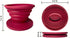 Collapsible Pour Over Coffee Dripper for Camp Coffee, Reusable Silicone Coffee Filter Holder for Camping Red...