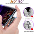 540° Rotating Magnetic Charging Cable (4 Pack 3/3/6/6ft) USB C Magnetic Phone Charger Cable 3 in 1 2.4A Fast Charge Cord for iPhone Samsung Moto O...