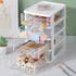 Desktop Drawer Organizer Office Supplies Organization and Storage Bin Unit, Plastic Desktop Drawer Storage Container for Stationery Art Craft Make...