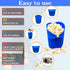 The Original Microwave Popcorn Popper, Silicone Popcorn Maker Collapsible Bowl BPA -Free, Hot Air Popcorn Maker, No Oil Required (Blue, 1)...