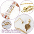 880pcs Open Jump Rings with Lobster Clasps and Tweezers, 4 Sizes Jump Rings Jewelry Findings Kit for Jewelry Repair Keychains and Necklace Making ...
