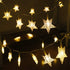 Star String Lights,16.4 ft 50 LED 8 Modes Battery Operated String Lights with Remote & Timer Dimmable Twinkle Fairy Lights String for Kid Bedroom ...