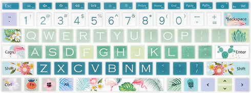 Keyboard Cover Skin for Microsoft Surface Laptop 4 13.5 & 15 Inch/Surface Laptop 3 13.5'' & 15'', Cute Printing Waterproof Silicone Keyboard Prote...