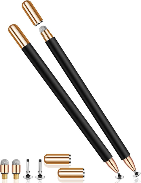 2-in-1 Universal Stylus Pen for Touchscreens,High Sensitivity Dual Tips Touch Screen Pen for All iPad, iPhone, Apple, Samsung Galaxy, Android Cell...