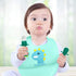 SHARE&CARE 2 Pack Silicone Baby Spoons and Fork Feeding Set- Anti-Choke First Self Feeding Utensils for Baby Led Weaning...