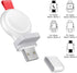 i.VALUX Travel Charger for Apple Watch, Portable Magnetic iWatch Wireless Charger, Cordless USB Fast Charging Compatible with Apple Watch Series 8...