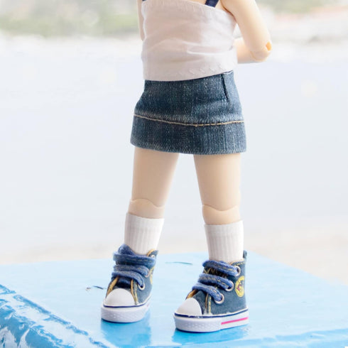 6 Pairs Mini Doll Socks Baby Clothes Accessories for Dolls Female Figure Accessories (Cute Color, 3 Inches)...