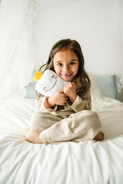6" Tooth Fairy Pillow with Back Pocket - Soft Plush Stuffed Animal Toy for Kids, Boy or Girl - Squishable Holder...