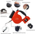 Retractable Dog Leash with Flashlight,Dispenser and Poop Bag Heavy-Duty Nylon Tape for Small,Medium Dogs and Cats One-Handed Brake and Lock.360°Ta...