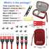 Magnetic Charging Cable(3Pack3.3/6.6/6.6FT&Cable Bag),One-Handed Charging Magnetic Phone Charger 3 in 1 Compatible with Micro USB, Type C 3A Charg...
