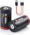 Rechargeable Lithium D Batteries with USB 2 in 1 Charging Cable,1.5V LR20 Battery D Size Replacement for Flashlight,Toys,Gas Stoves (2 Pack)......