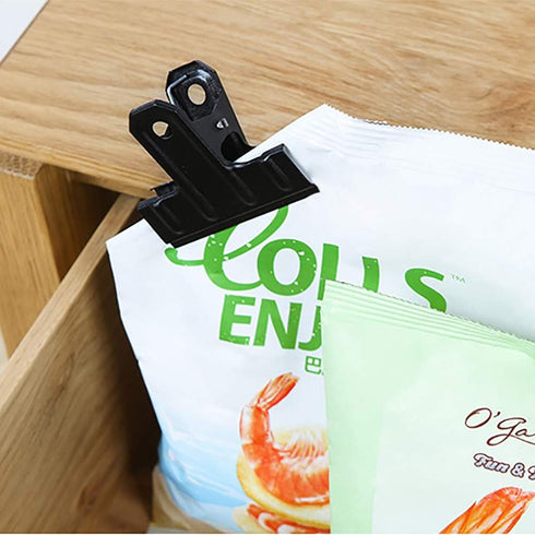 Coideal Black Large Bull Clips Thickened, 10 Pcs 3 Inch Long Metal Binder Paper Clip Clamps for Office Kitchen, Drawing Board, Art Crafts (77 mm)...