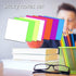 600Pcs Transparent Sticky Notes,Clear Self-Sticky Annotation, Waterproof Translucent Color Memo Pad 3 x 3 inch...