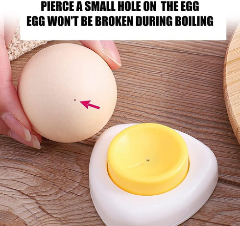 Jawbush Magnet Egg Piercer for Raw Eggs, with Magnetic Base and Safety Lock, Hard Boiled Egg Peeler, Egg Pricker to Get a Good Hard Boiled Egg...