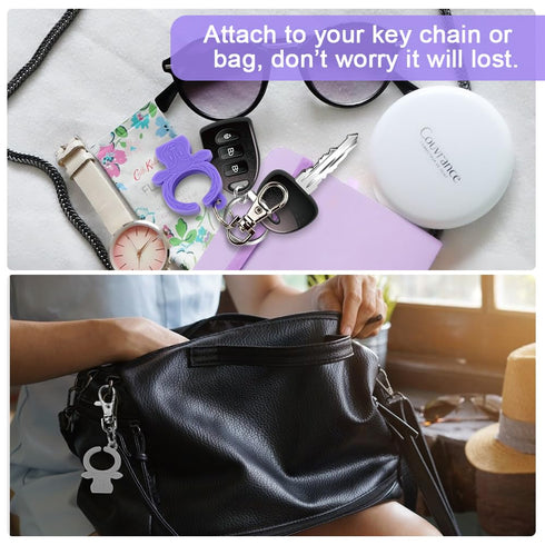 MORLIKE LIVING Silicone Buckle Release Tool, Unbuckle Assistant, Easy Buckle Release Aid for Parents and Caregivers to Unbuckle (Purple-Grey)...