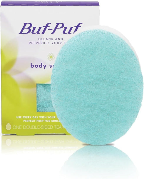 Buf-Puf Body Sponge, Bath Sponge, Dermatologist Developed, Cleanses Skin of Dirt, and Excess Oil, Reusable, Exfoliating, 4 Count...