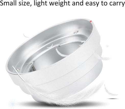 All Metal Camera Rear Lens Dust Cover Protector for DKL Mount Lens Alloy Silver Strong and Rear Lens Prevent Dust, Abrasion...