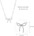 Rhinestone Bow Necklace for Women, Tiny Dainty 14K Gold Plated Bowknot Pendant Choker Necklace Makes A Cute Bow Jewelry Gift for Women Girls...