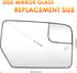 Right Passenger Side Mirror Glass Replacement Compatible with 2012 2013 2014 2015 2016 2017 Ford Expedition, 2012 2013 2014 Lincoln Navigator Rear...