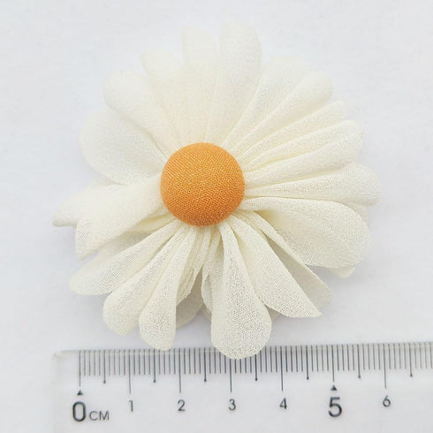 Chenkou Craft 20pcs 60mm New Organza Ribbon Chiffon Flowers Bows Sewing Wedding Decoration (Chiffon Flower(A0389))...