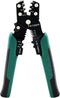 Crimping Tool, Wire Crimper Tool with Stripper Cutter, Crimping Pliers for Open Barrel Terminals and Heat Shrink Connectors, Crimping for 26-10 AW...