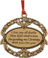 Gold Plated Keepsake Memorial Ornament with Poem and Gift Box - for Christmas Tree, Sympathy and Remembrance Gift...