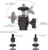 Upgraded Ceiling Wall Projector Mount Compatible with QKK, DR.J, DBPOWER, Anker, VANKYO, AAXA, Jinhoo, PVO, TMY, AuKing, and Most Other Mini Proje...
