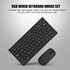 Mini Wired Keyboard and Mouse Set Compact Size, Light Weight, Ultra-Thin Design USB Keyboard Optical Mouse Combo for PC Laptop(Black)...