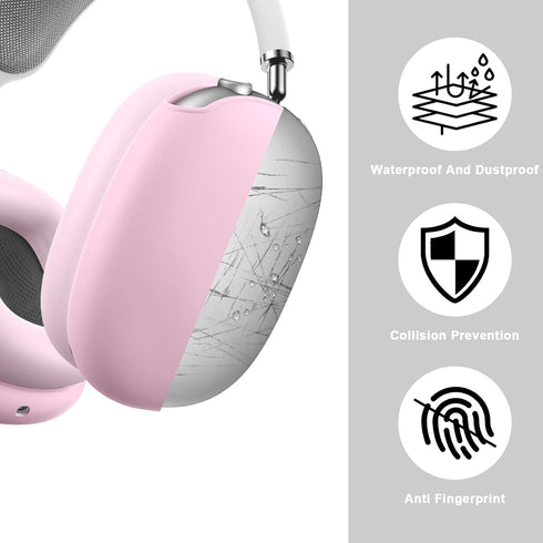 Silicone Case Cover for AirPods Max Case, Anti-Scratch Ear Pad Case Cover/Ear Cups Cover/Headband Cover for AirPods Max,Accessories Soft Silicone ...