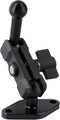 Aluminum AMPS to 17mm Ball Adapter with Extension Rod for Car Phone Holder, Drill Mount Ball Plate Base Meets Industry Standard AMPS Hole Pattern,...