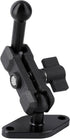 Aluminum AMPS to 17mm Ball Adapter with Extension Rod for Car Phone Holder, Drill Mount Ball Plate Base Meets Industry Standard AMPS Hole Pattern,...