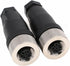 Eonvic M12 4 Pin Female Connector, 12mm A Code Industrial Circular Connector, Unshiled Field Assembly Wireable Sensor IP67 250V 4A AC/DC Straight ...