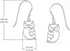 Boma Jewelry Sterling Silver Open Owl Dangle Earrings...