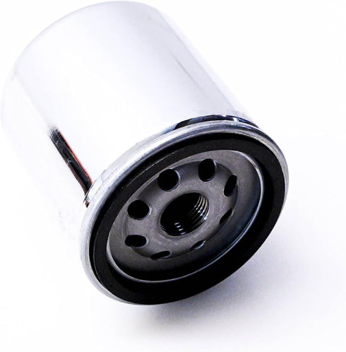 HIFLO Oil Filter HF171C Chrome - Compatible with Harley Davidson - Replaces 63731-99 / 63798-99...