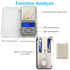 Food Travel Scale Portable Pocket Scale Gram Capacity 500g Degital Kitchen Small Miniature Scale Lab Measuring Scale High Precision...