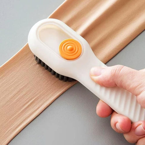 2 in 1 Multifunction Cleaning Brush with hooks, Multifunctional Liquid Shoe Brush, 2024 Newest Cleaning Brush with Soap Dispenser, Injectable Mult...