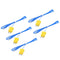 MECCANIXITY 5pcs K Type Thermocouple Mini Connector Temperature Sensor Probes PTFE 3.3ft -50 to 260°C(-58 to 500°F), Blue...