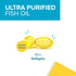 Qunol Fish Oil Omega 3 Mini Softgels, 1000mg Omega 3 EPA + DHA, Ultra Pure Supplements, Heart Health Support, Lemon Flavor, Easy to Swallow Minis,...