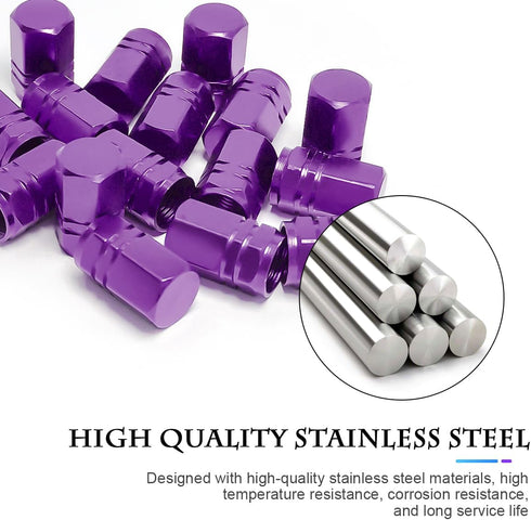 Fekey&JF 16 PCS Car Tire Valve Stem Caps, Waterproof Airtight Car Wheel Tire Valve Stem Covers Universal for Cars, Bicycles, Trucks, Motorcycles, ...