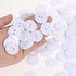 Qianyu 100pcs Buttons 2 Holes Round Resin Sewing Assorted Buttons 25mm White Button for Sewing Crafts Shirt Sweater Scrapbooking DIY Manual Button...