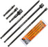 6-Piece Impact Socket Adapter Set for Drill, 10" and 3“, Impact Grade Power Drill Sockets Adapter Set, 1/4", 3/8", 1/2" Hex Shank Impact Driver So...