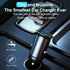 USB-C Car Charger Adapter, Dual Ports Fast Charging PD 60W + QC3.0 30W Mini All-Metal Cigarette Lighter USB Charger Universal for iPhone13/Pro Max...