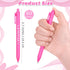 60 Pieces Baby Shower Pens It's a Girl 1.0 mm Ballpoint Pen with Black Ink Retractable Writing Pens for Guests Friends Baby Shower Gender Reveal P...