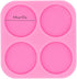 Super Glossy 1.7 inch Silicone Mold for DIY Round Phone Grip Resin Mold, 4-Cavity Circle Phone Socket Molds for Epoxy Resin, Jewelry Making Silico...