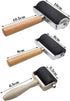 3 Pack Rubber Brayer Roller,1.4/2.4/4 Inch Hard Rubber Brayer Rollers,Art Craft Roller for Printmaking,Ink,Wallpapers Stamping Gluing...