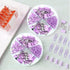 Purple Paper Clips and Binder Clips Set, 216 pcs, Metal Assorted Sized Binders with Push Pins, Cute Office Supplies for Desk, Durable Desk Accesso...