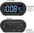 DreamSky Alarm Clocks for Bedrooms, Auto Set Digital Desk Clock for Bedside Nightstand, Electric Clock with Dimmable Brightness Dimmer, Auto DST, ...