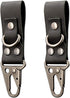 diodrio EDC Leather Strap Keychain Holder, Heavy Duty Belt Clip Key Ring Fob Holder. 2 per Pack....