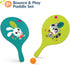 B. toys- Bounce & Play Paddle Set- Sports & Outdoor- Paddle Ball Game – 2 Colorful Paddles & 1 Ball – Active Play for Kids, Toddlers- 3 Years +...