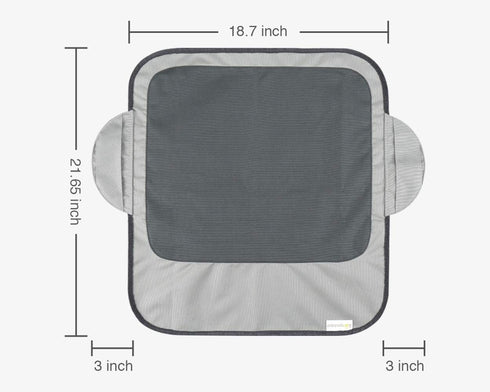 Minnebaby Extra Large Booster Chair Protector Cover, Dining Chair Seat Cover for Booster Seat, Grey...